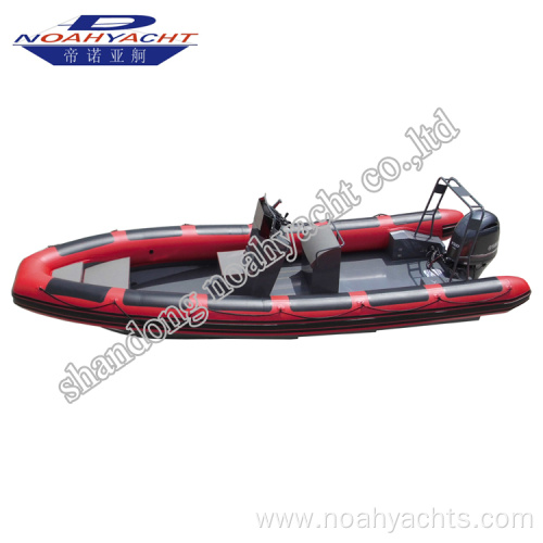 24ft Rigid Aluminum Hull Rib Military Patrol Boat